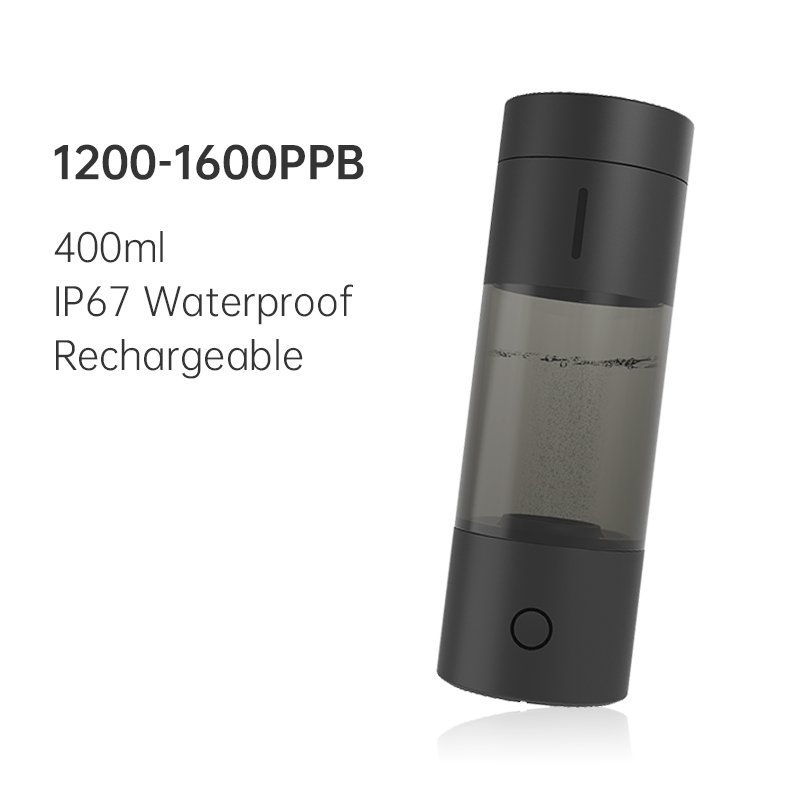 400ml Capacity Manufacturer Lourdas Hydrogen Water Bottle Generator 1200- 1500ppb Hydrogen Level BPA Free